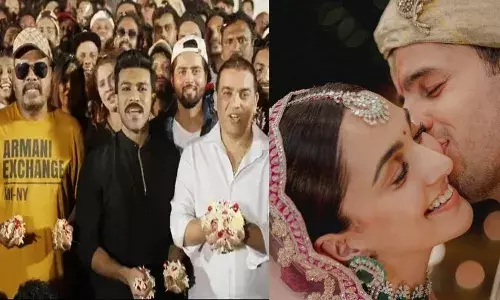 Kiara-Sid wedding: కియారాకు చెర్రీ సప్రైజ్... Kiara-Sid wedding: కియారాకు చెర్రీ సప్రైజ్...
