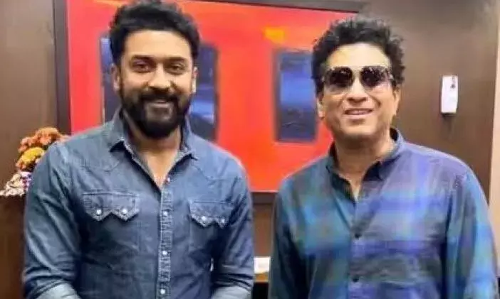 Suriya Meets Sachin: అపూర్వ కలయిక Suriya Meets Sachin: అపూర్వ కలయిక