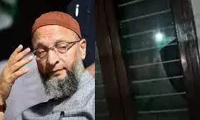 Hyderabad: ఓవైసీ ఇంటిపై రాళ్ల దాడి Hyderabad: ఓవైసీ ఇంటిపై రాళ్ల దాడి