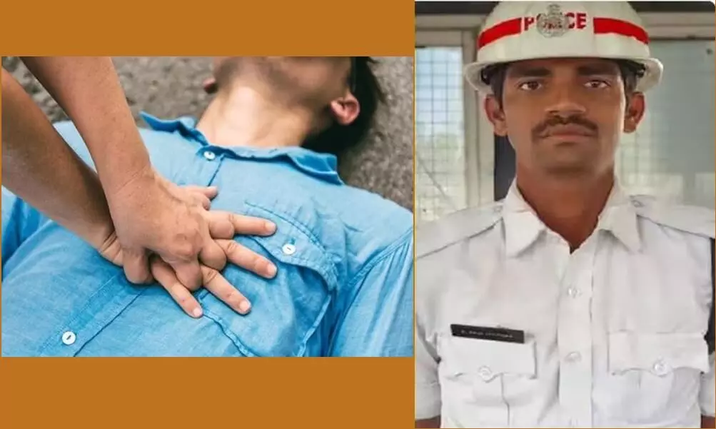 Hyderabad : యువకుడికి ప్రాణం పోసిన ట్రాఫిక్ కానిస్టేబుల్ Hyderabad : యువకుడికి ప్రాణం పోసిన ట్రాఫిక్ కానిస్టేబుల్