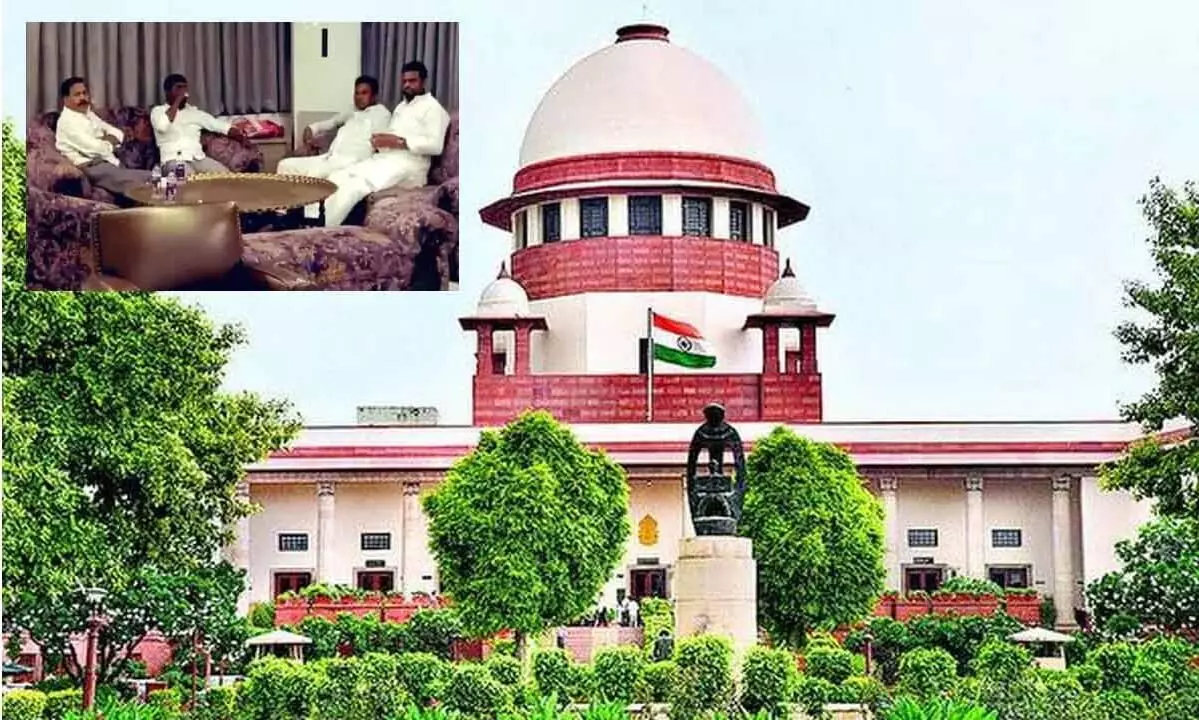 Telangana: ఎమ్మెల్యేల కొనుగోలు కేసు.. సుప్రీం మరోసారి విచారణ Telangana: ఎమ్మెల్యేల కొనుగోలు కేసు.. సుప్రీం మరోసారి విచారణ