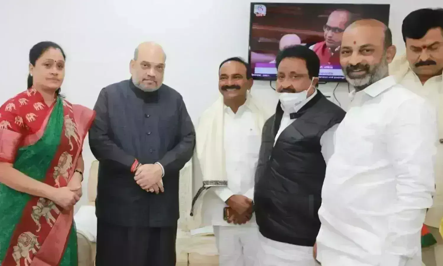 Telangana: నేడు అమిత్షాతో బీజేపీ నేతల భేటి Telangana: నేడు అమిత్షాతో బీజేపీ నేతల భేటి