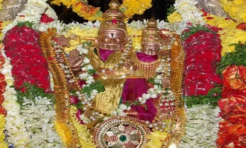 అంగరంగవైభవంగా యాదాద్రీశుడి తిరు కళ్యాణవేడుక