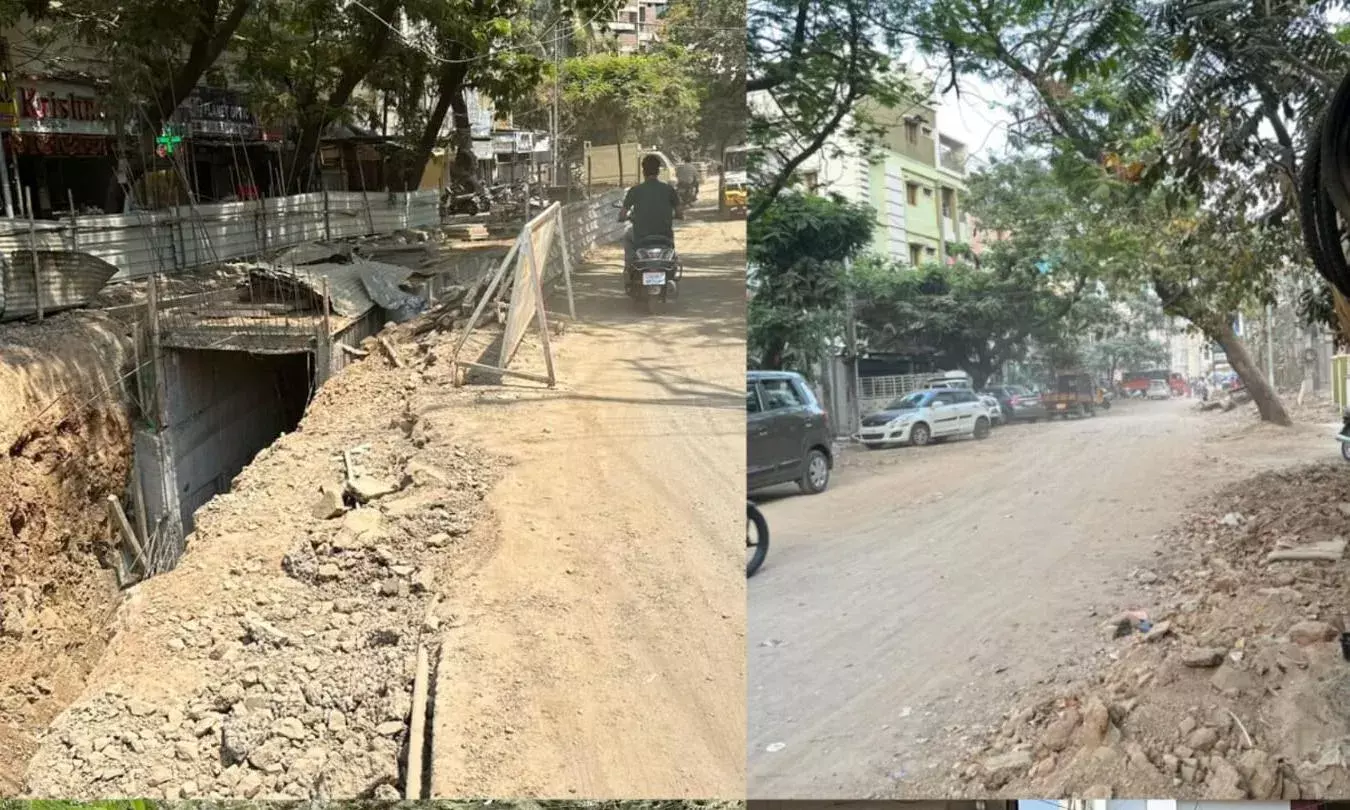 Nallakunta: పాడుబడ్డ రోడ్డు... పట్టించుకోని అధికారులు... స్థానికుల అగచాట్లు...