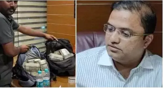 Karnataka : లంచం తీసుకుంటూ దొరికిపోయిన అధికారపార్టీ ఎమ్మెల్యే కుమారుడు Karnataka : లంచం తీసుకుంటూ దొరికిపోయిన అధికారపార్టీ ఎమ్మెల్యే కుమారుడు