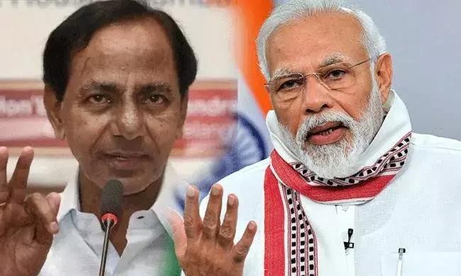TS: మోడీ సర్కార్ VS కేసీఆర్ సర్కార్ TS: మోడీ సర్కార్ VS కేసీఆర్ సర్కార్