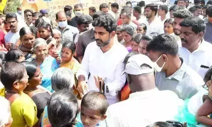 మదనపల్లికి చేరుకున్న లోకేష్ యువగళం