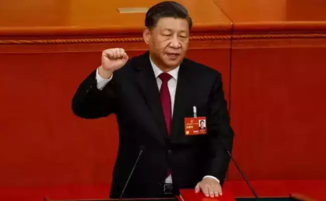 China: చైనా అధ్యక్షుడిగా 3వ సారి ఎన్నికైన జిన్‌పింగ్..