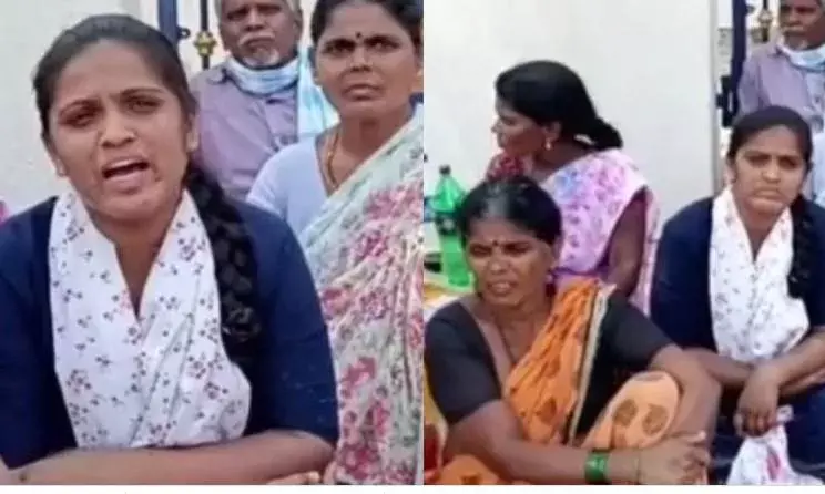 TS: ప్రియుడి కోసం ప్రియురాలి నిరసన TS: ప్రియుడి కోసం ప్రియురాలి నిరసన