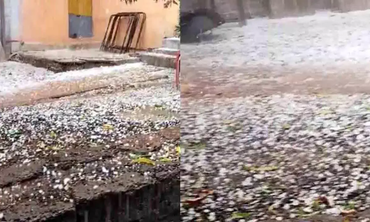 Telangana: రాష్ట్రంలో పలు చోట్ల వడగళ్ల వాన