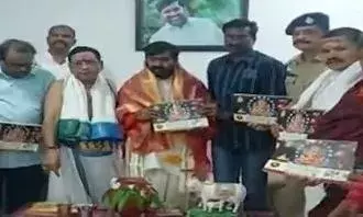 టీవీ5, హిందూధర్మం రూపొందించిన పంచాంగాన్ని ఆవిష్కరించిన మంత్రి జగదీష్‌
