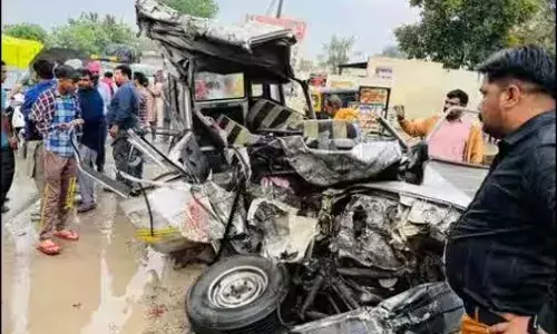 Punjab : రోడ్డు ప్రమాదంలో ముగ్గురు టీచర్లు మృతి