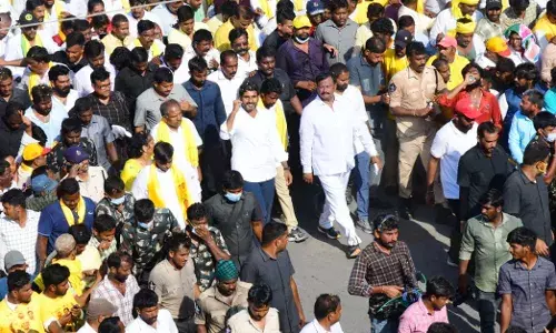 ఏపీలో నారా లోకేష్ ప్రభంజనం.. జనసునామీని తలపిస్తున్న పాదయాత్ర ఏపీలో నారా లోకేష్ ప్రభంజనం.. జనసునామీని తలపిస్తున్న పాదయాత్ర