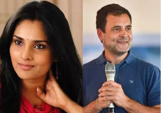 Karnataka : రాహుల్ గాంధీ కాపాడారన్న కన్నడ హీరోయిన్