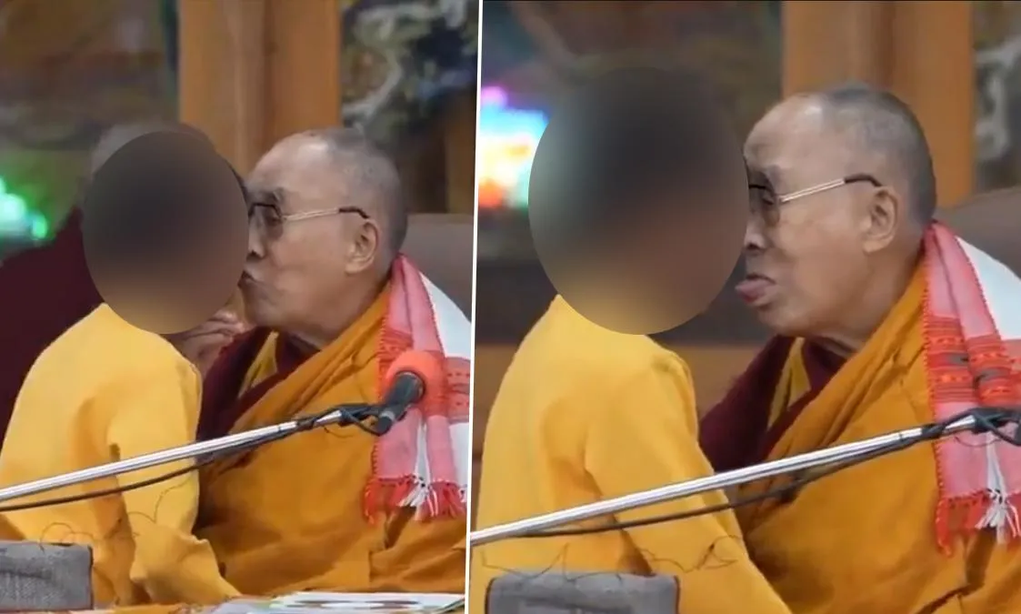 Dalai Lama Controversy: చిన్నారి పెదవులపై ముద్దు; ఆపై... సభ్యసమాజం నివ్వెరపోయేలా.... Dalai Lama Controversy: చిన్నారి పెదవులపై ముద్దు; ఆపై... సభ్యసమాజం నివ్వెరపోయేలా....