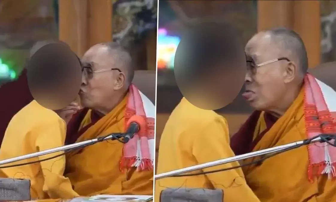 Dalai Lama Kissing Controversy: సారీ చెప్పిన లామా... Dalai Lama Kissing Controversy: సారీ చెప్పిన లామా...