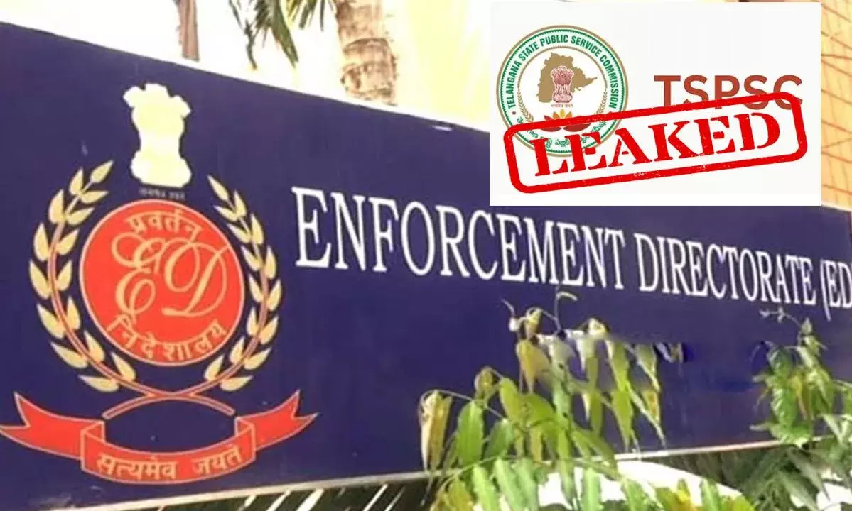 TSPSC: పేపర్ లీకేజీ రంగంలోకి ఈడీ TSPSC: పేపర్ లీకేజీ రంగంలోకి ఈడీ