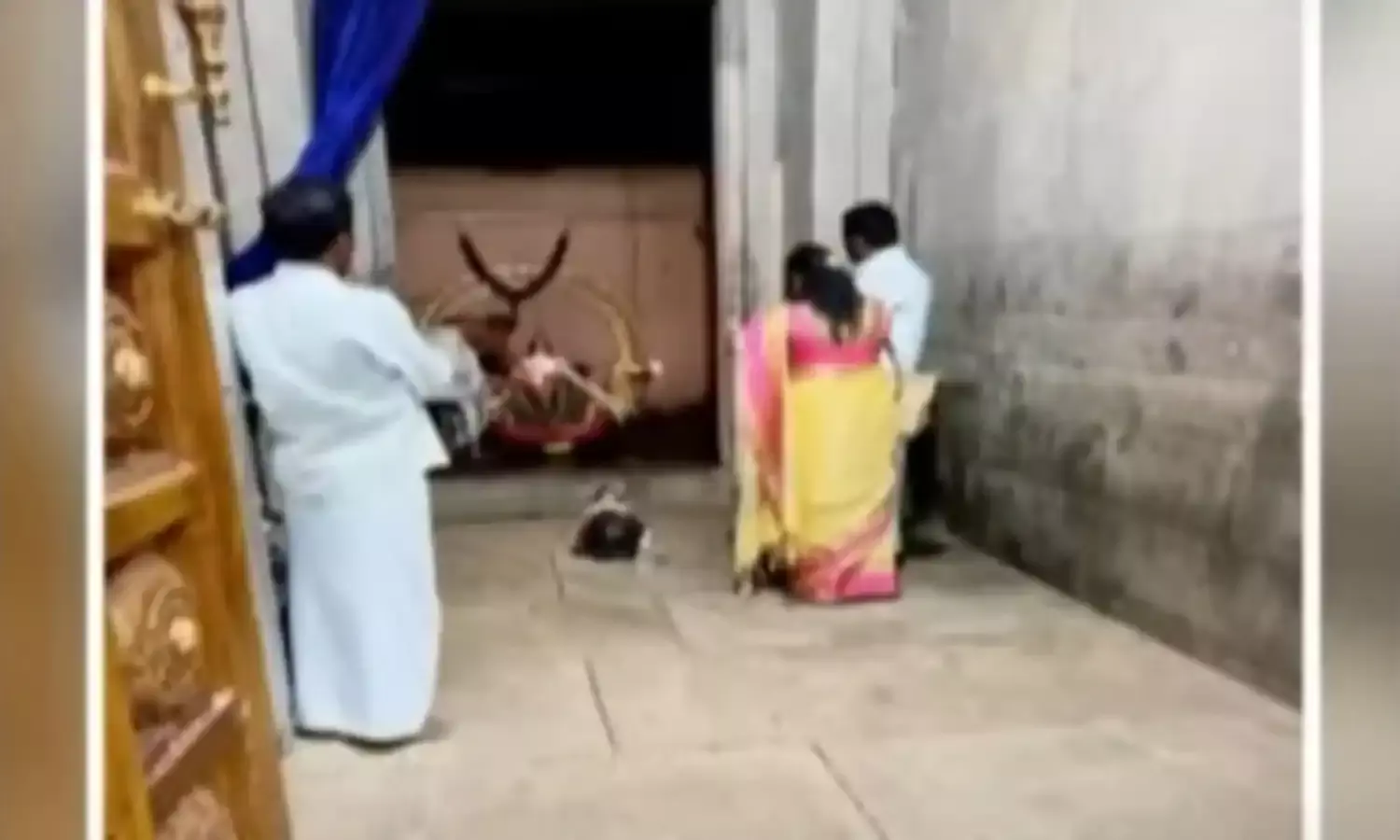 AP : కాణిపాకంలో అపచారం... గర్భగుడిలో వైసీపీ నేత ఫొటోలు AP : కాణిపాకంలో అపచారం... గర్భగుడిలో వైసీపీ నేత ఫొటోలు