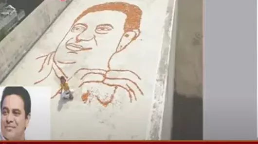 TS : మంత్రి కేటీఆర్ కు ఐదేళ్ల చిన్నారి అదిరిపోయే గిఫ్ట్