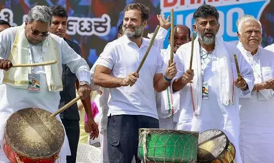 కర్ణాటకలో జోరందుకున్న కాంగ్రెస్ ఎన్నికల ప్రచారం