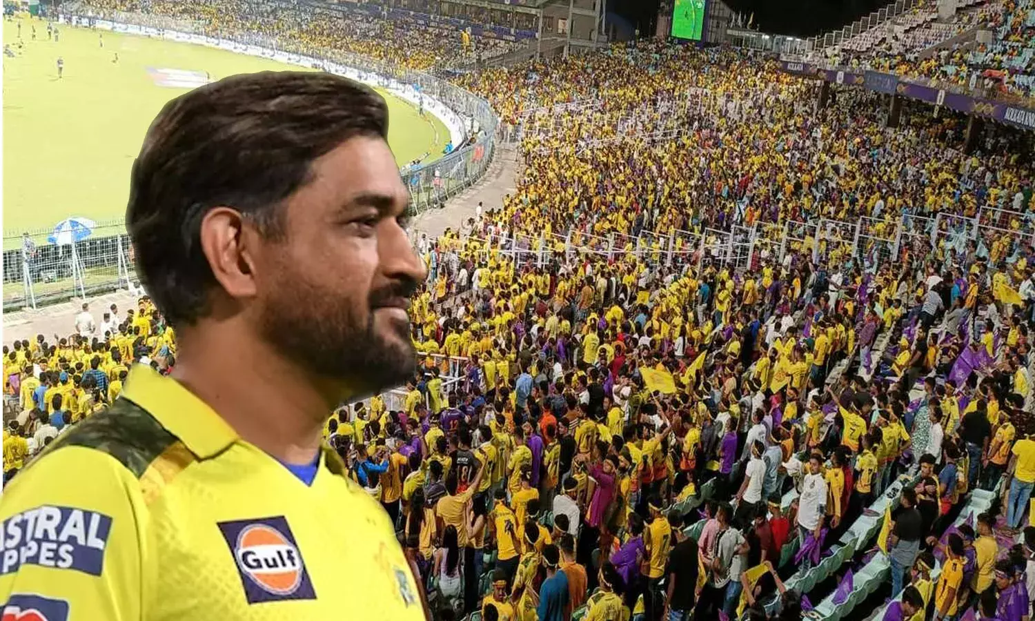 ఈడెన్ గార్డెన్స్లో ధోనీపై ప్రేక్షకులు కురిపించిన ప్రేమ వర్షం ఈడెన్ గార్డెన్స్లో ధోనీపై ప్రేక్షకులు కురిపించిన ప్రేమ వర్షం