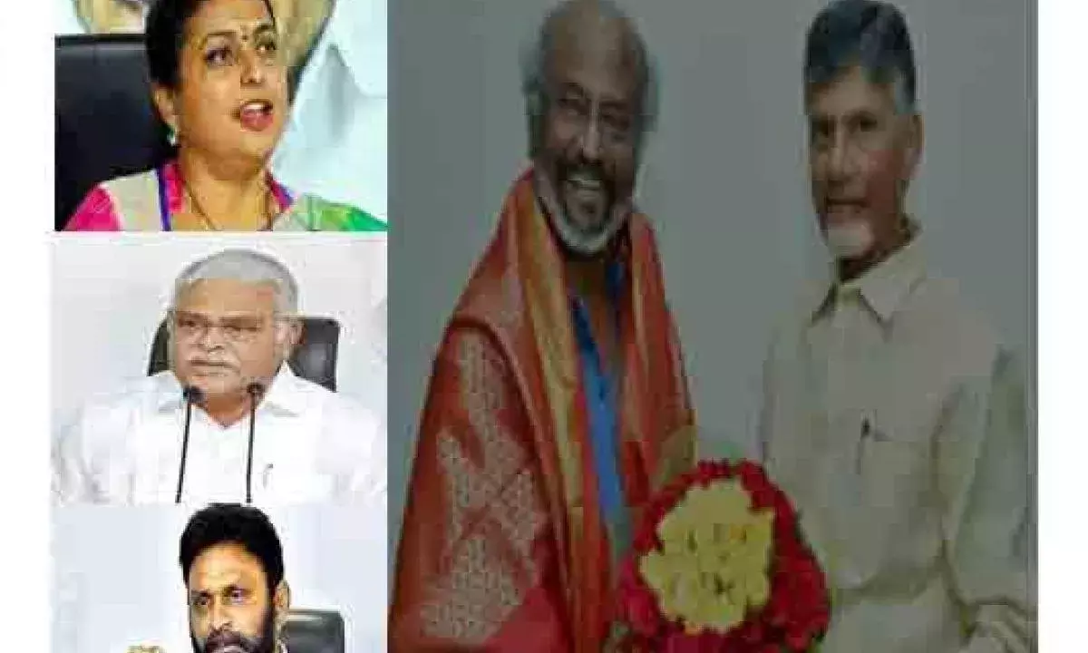 రజనీకాంత్పై వైసీపీ విమర్శలకు సీఎం జగన్ క్షమాపణ చెప్పాలి: చంద్రబాబు రజనీకాంత్పై వైసీపీ విమర్శలకు సీఎం జగన్ క్షమాపణ చెప్పాలి: చంద్రబాబు