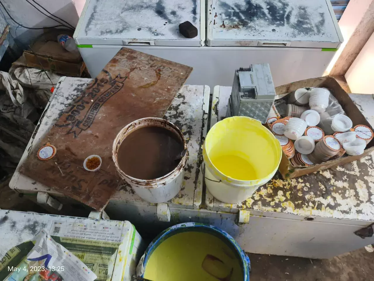 Hyderabad : కల్తీ ఐస్క్రీం తయారు చేస్తున్న వ్యక్తి అరెస్ట్