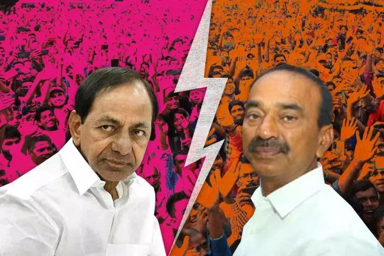 హుజురాబాద్‌లో పొలిటికల్ హీట్...!