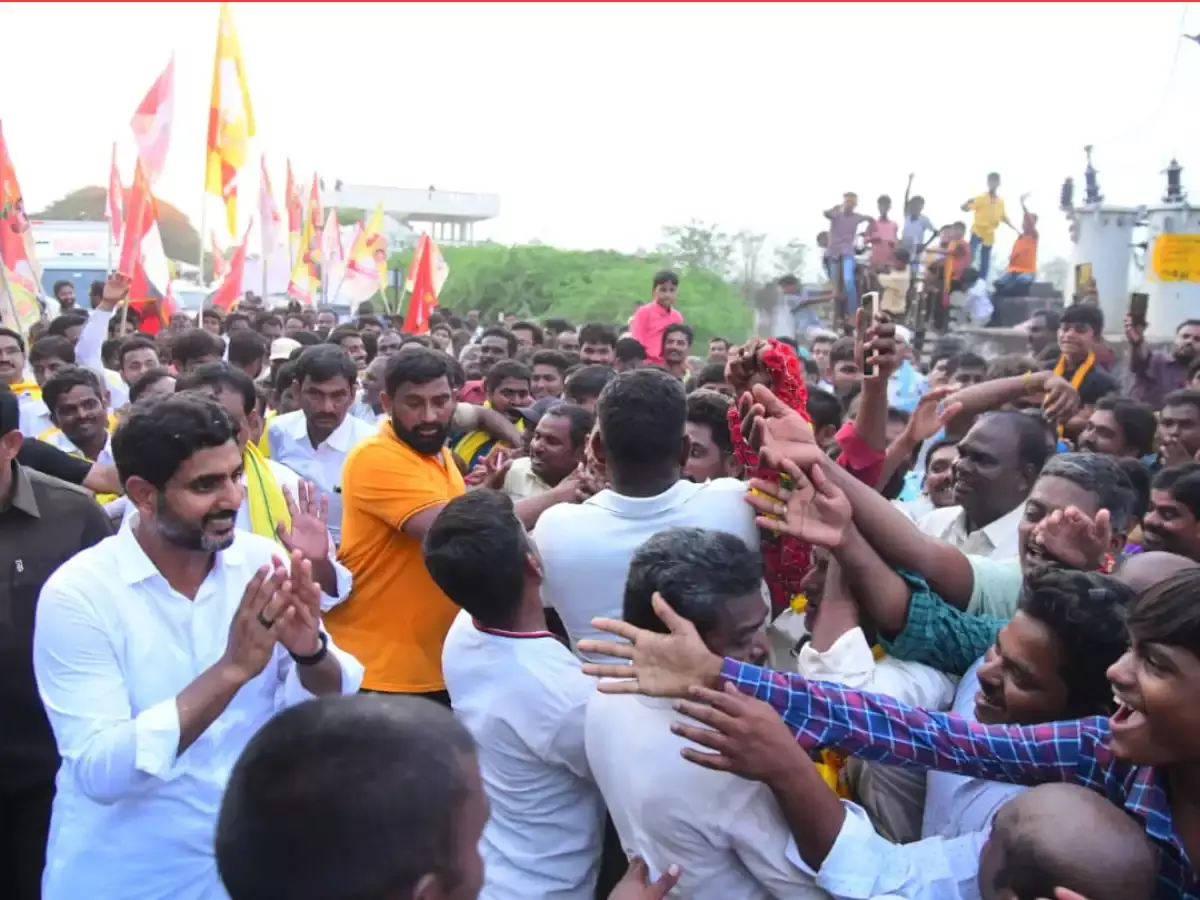 ఉత్సాహంగా సాగిన యువగళం పాదయాత్ర