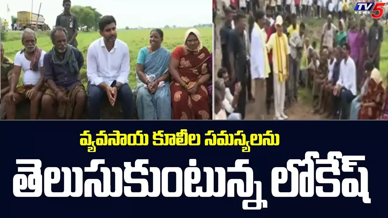 నందికొట్కూరులో లోకేష్‌ పాదయాత్ర