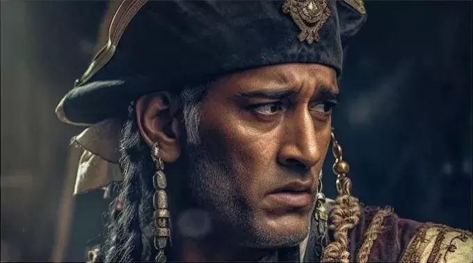 MS Dhoni : సముద్రపు దొంగగా కెప్టెన్ ధోనీ