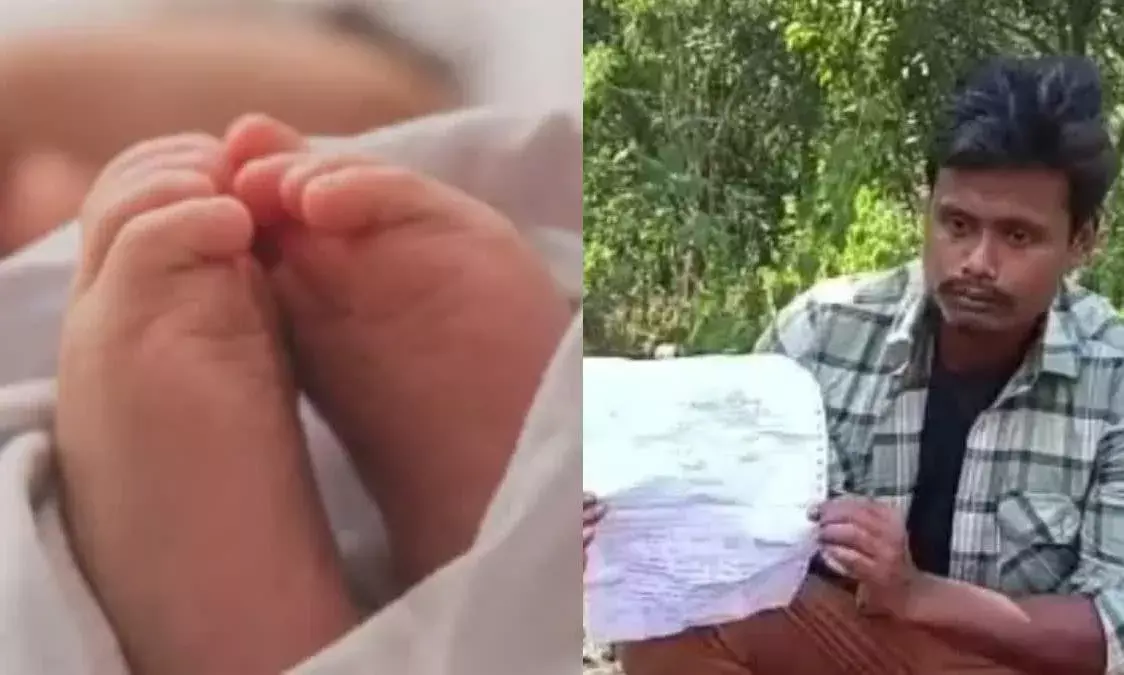 బ్యాగ్ లో చిన్నారి మృతదేహం; బస్సులో తండ్రి ప్రయాణం...