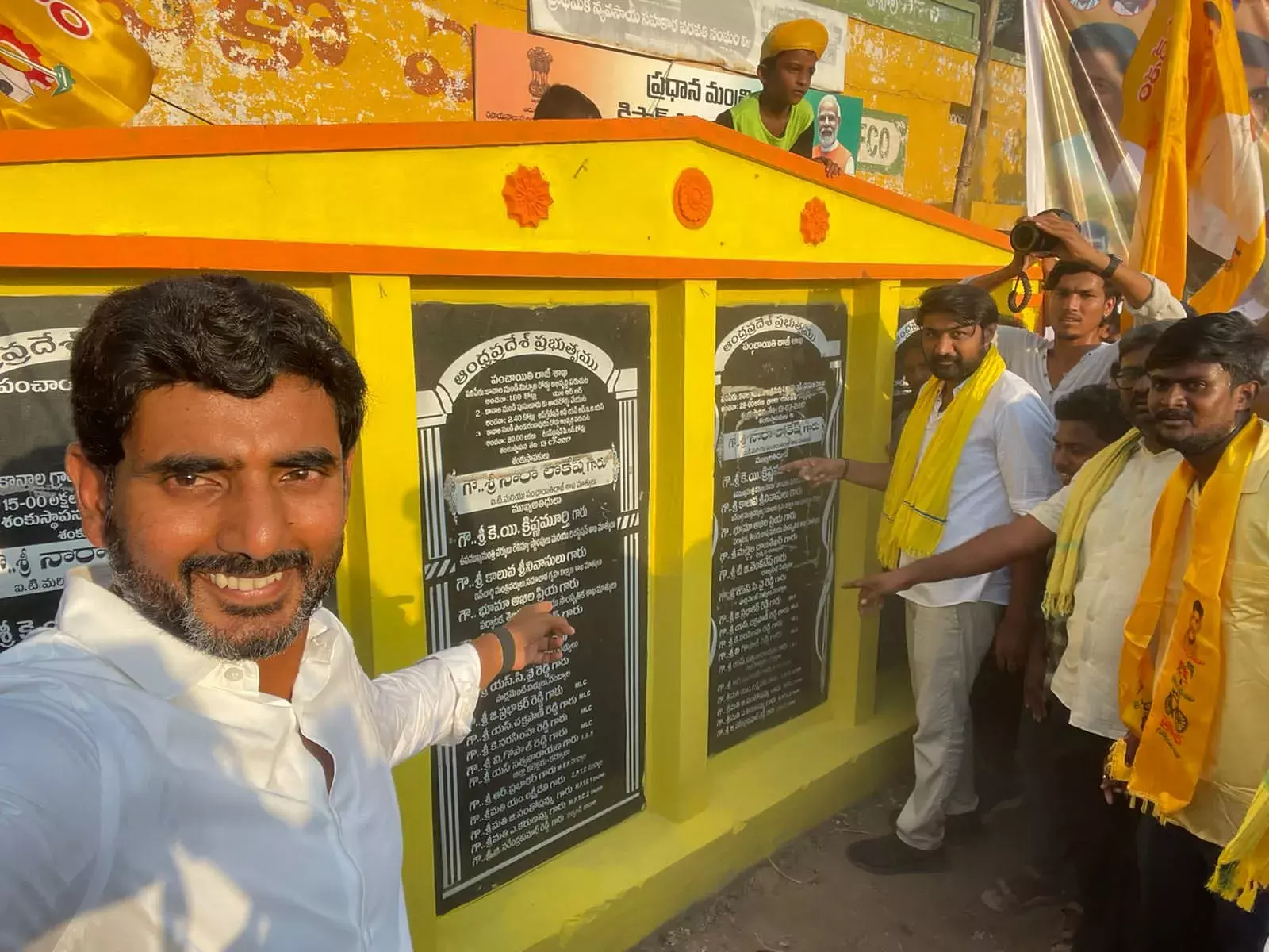 ప‌ల్లెప్ర‌గ‌తిలో నా కృషికి ఆన‌వాళ్లు..ఈ శిలాఫ‌ల‌కాలు