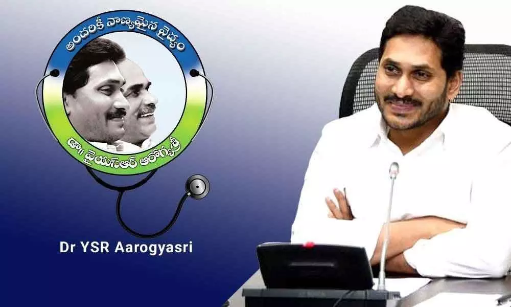 AP : రేపటి నుంచి ఏపీలో నిలిచిపోనున్న ఆరోగ్యశ్రీ సేవలు AP : రేపటి నుంచి ఏపీలో నిలిచిపోనున్న ఆరోగ్యశ్రీ సేవలు