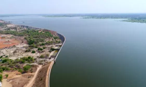 మల్కంపేట రిజర్వాయర్లోకి గోదావరి జలాల ట్రయల్ రన్ మల్కంపేట రిజర్వాయర్లోకి గోదావరి జలాల ట్రయల్ రన్