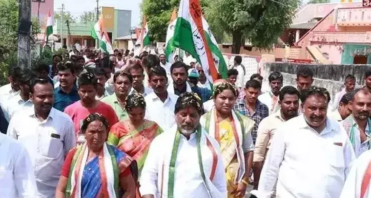 జడ్చర్లలో పీపుల్స్ మార్చ్ బహిరంగ సభ