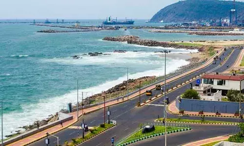 విశాఖ వివాదాస్పద భూముల్లో శరవేగంగా నిర్మాణాలు