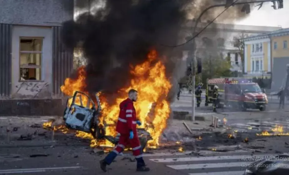 ఆసుపత్రిని ధ్వంసం చేసిన రష్యా క్షిపణి