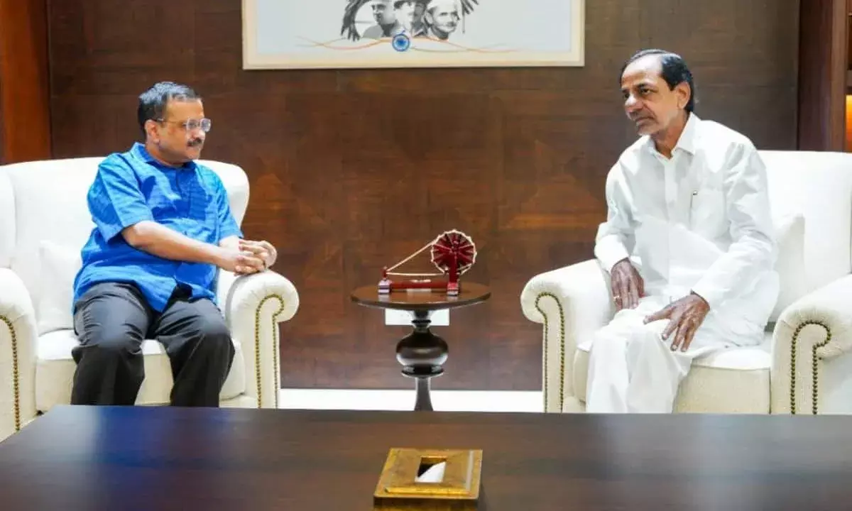 కేసీఆర్ తో భేటీ అవ్వనున్న కేజ్రీవాల్