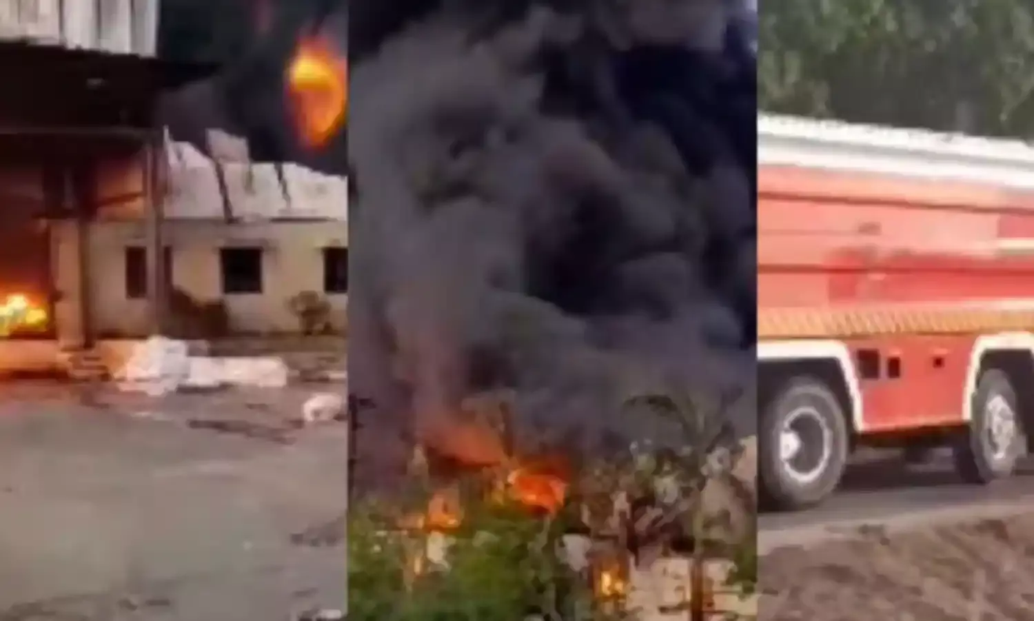 గుజరాత్లో భారీ అగ్నిప్రమాదం గుజరాత్లో భారీ అగ్నిప్రమాదం