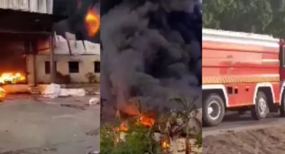 గుజరాత్‌లో భారీ అగ్నిప్రమాదం