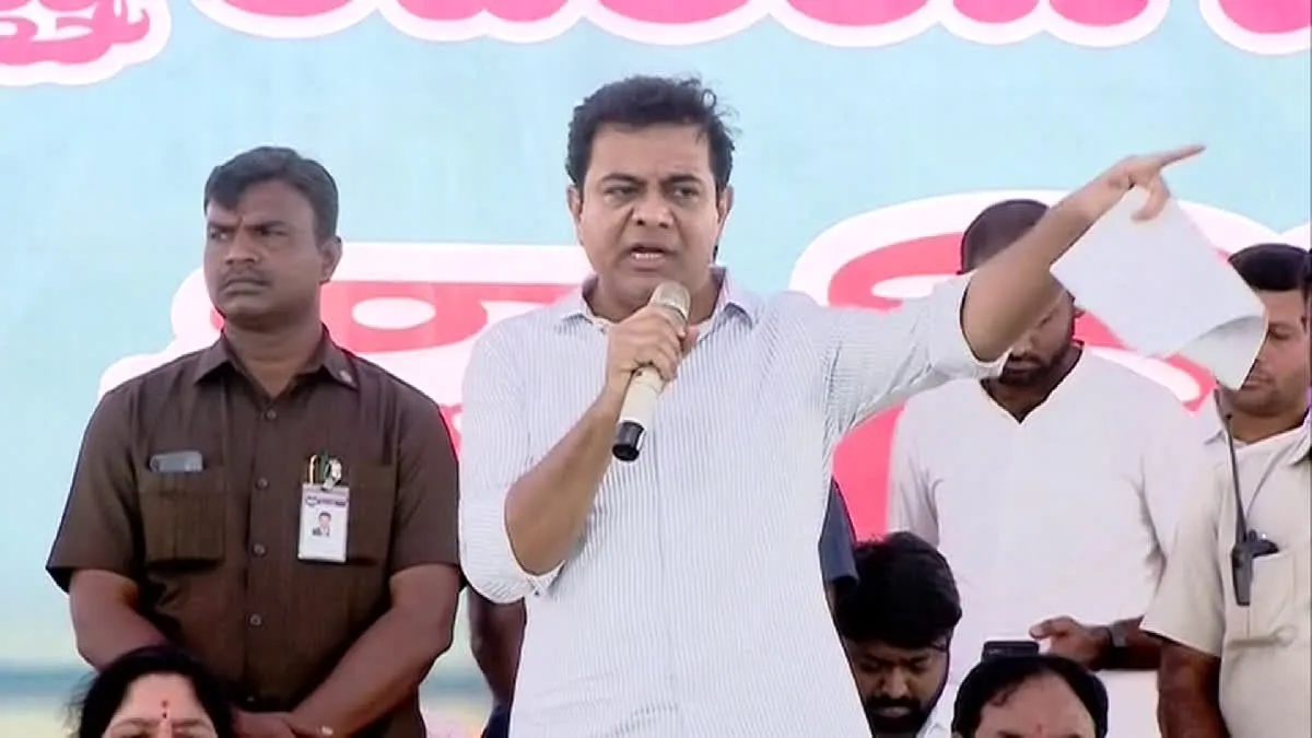 దేశంలోని అన్ని సమస్యలకు కాంగ్రెస్సే కారణం: మంత్రి కేటీఆర్ దేశంలోని అన్ని సమస్యలకు కాంగ్రెస్సే కారణం: మంత్రి కేటీఆర్