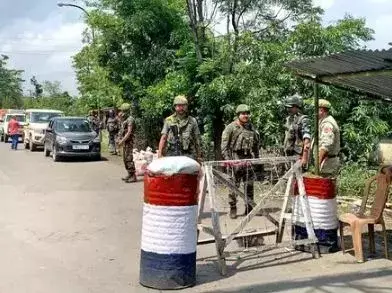 మణిపూర్‌లో భద్రతా దళాల గాలింపు చర్యలు