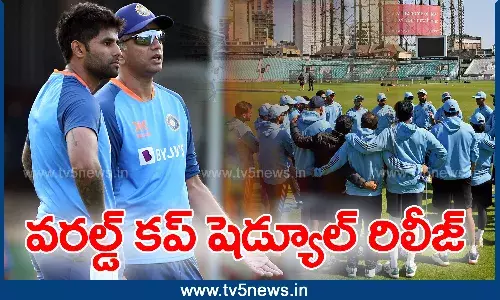 వన్డే ప్రపంచకప్‌ షెడ్యూల్‌ రిలీజ్