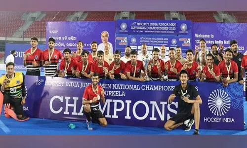 జాతీయ జూనియర్ హాకీ ఛాంపియన్గా మధ్యప్రదేశ్ జాతీయ జూనియర్ హాకీ ఛాంపియన్గా మధ్యప్రదేశ్