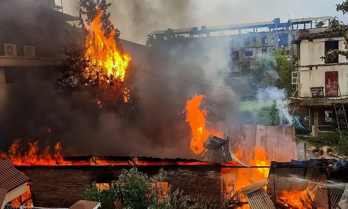 MANIPUR: మణిపుర్‌లో మళ్లీ చెలరేగిన హింస