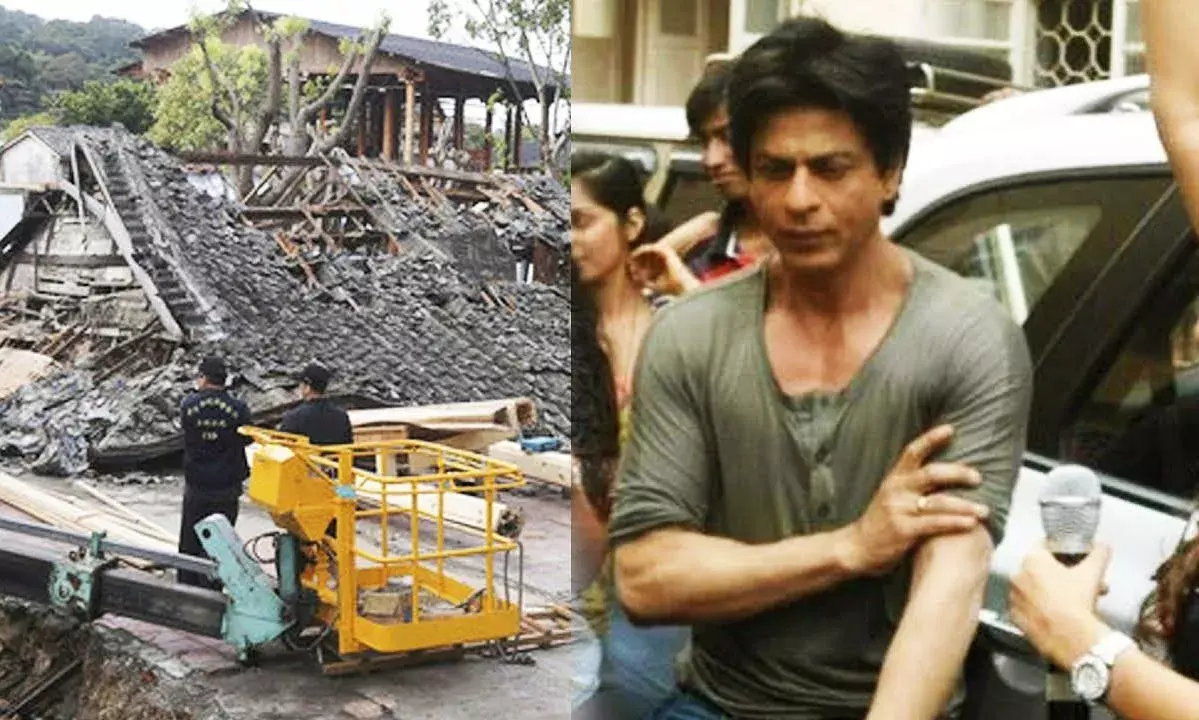 Sharukh Khan Accident: షూటింగ్ లో ప్రమాదానికి గురైన బాద్షా, స్వల్ప గాయాలు Sharukh Khan Accident: షూటింగ్ లో ప్రమాదానికి గురైన బాద్షా, స్వల్ప గాయాలు