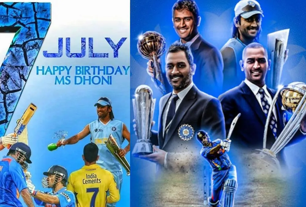 MS Dhoni: హ్యాపీ బర్త్డే తలా ధోనీ.. MS Dhoni: హ్యాపీ బర్త్డే తలా ధోనీ..