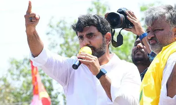 Yuvagalam 150th Day: అల్లూరులో లోకేష్ కు ఘన స్వాగతం