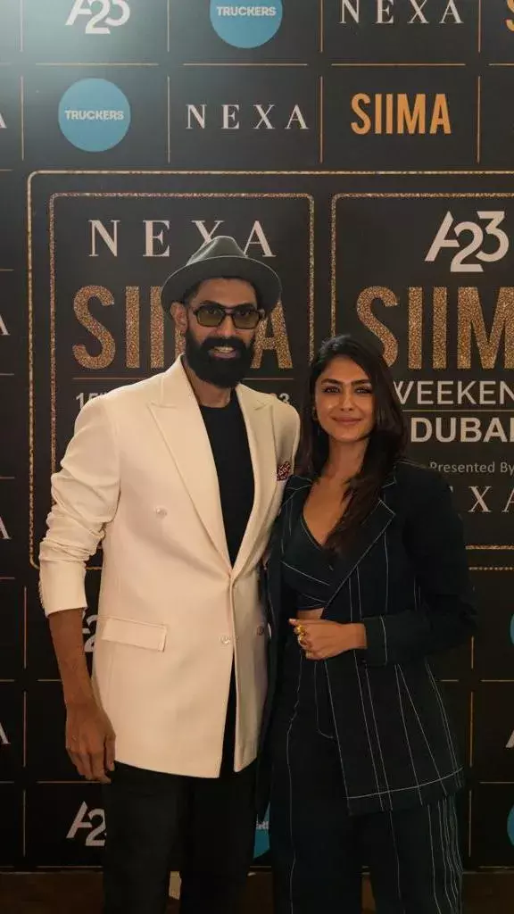 SIIMA awards 2023: రాజసం ఉట్టిపడేట్టు రానా, మృణాల్
